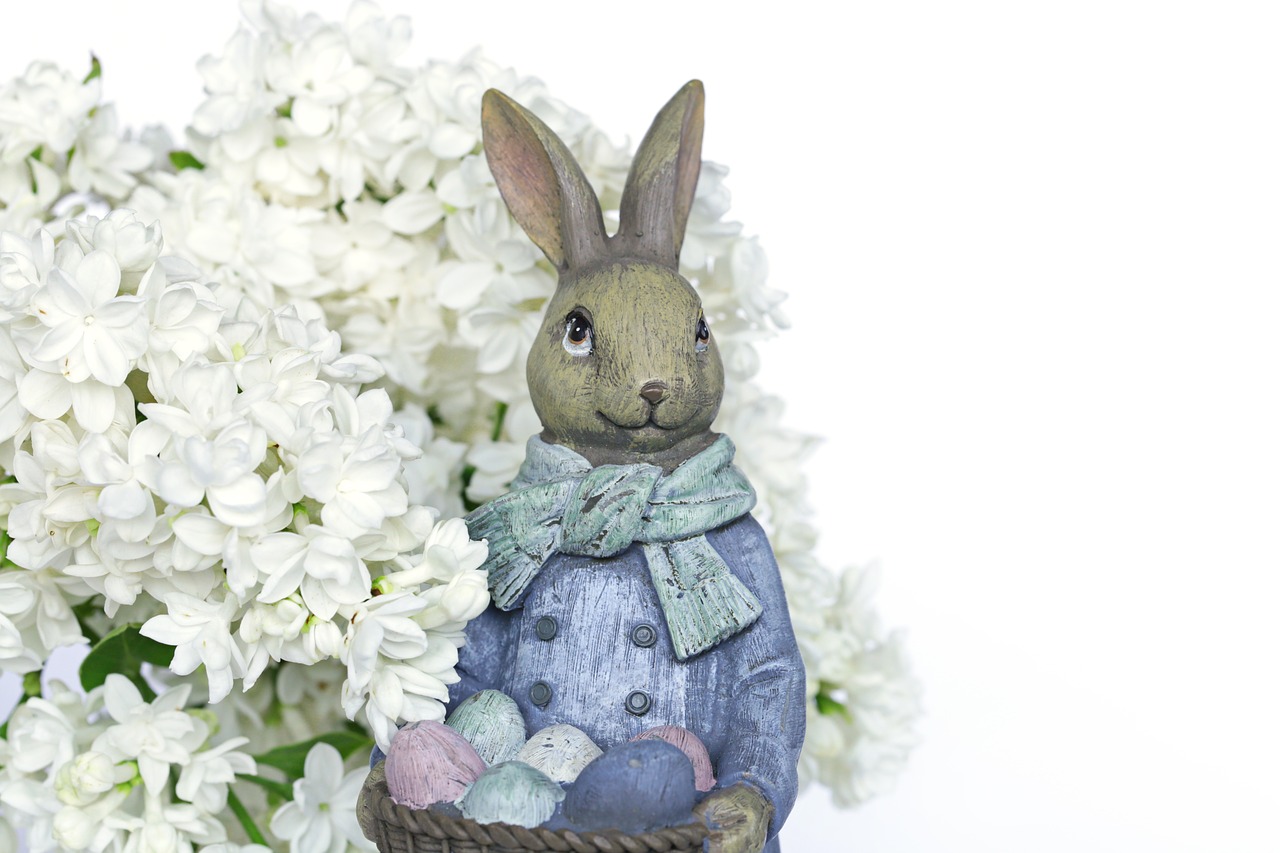 easter  rabbit  scenery free photo