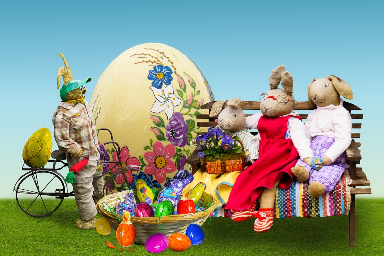 easter  happy easter  easter nest free photo