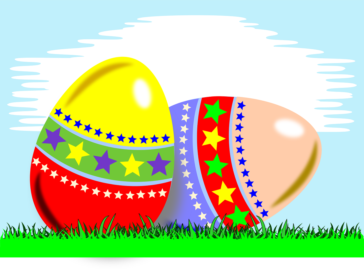 easter  eggs  colorful free photo