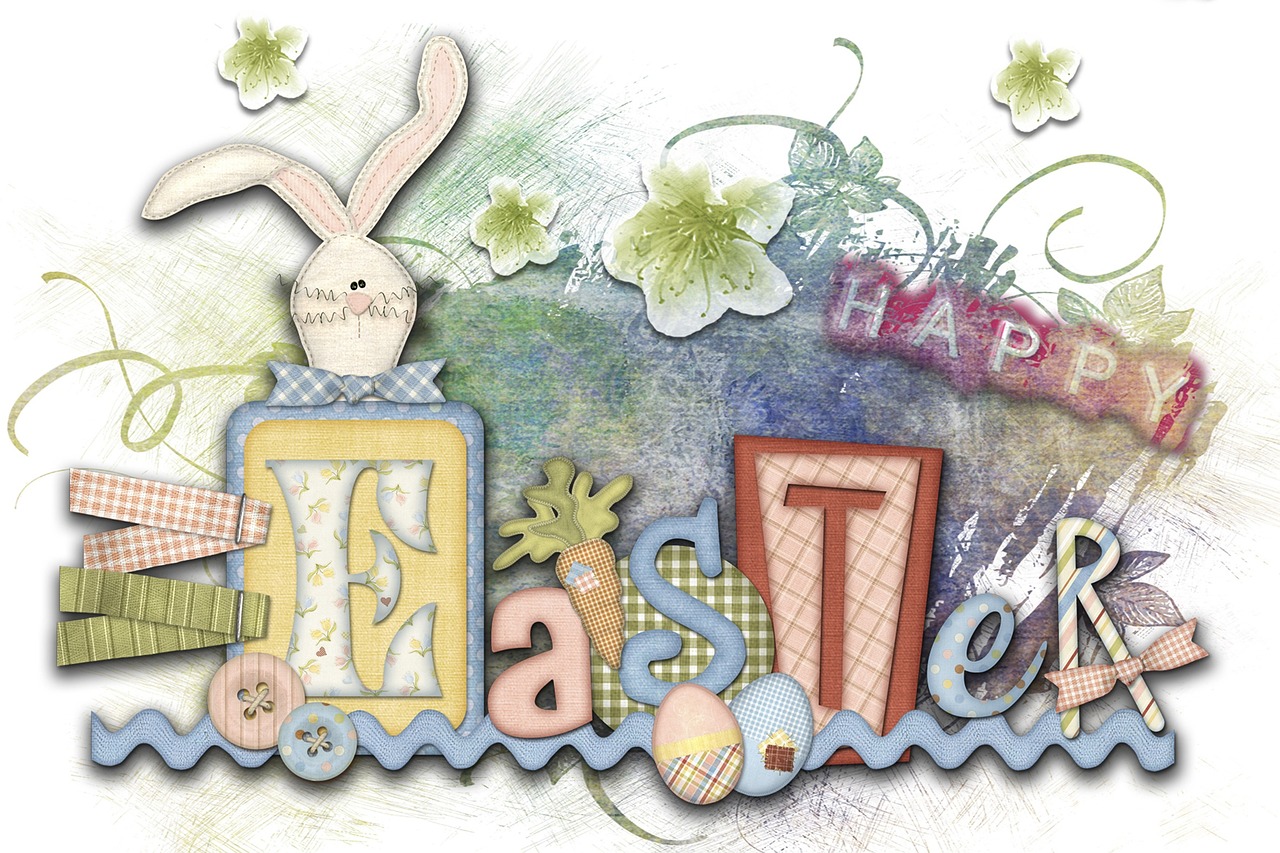 easter greeting card digital creation free photo