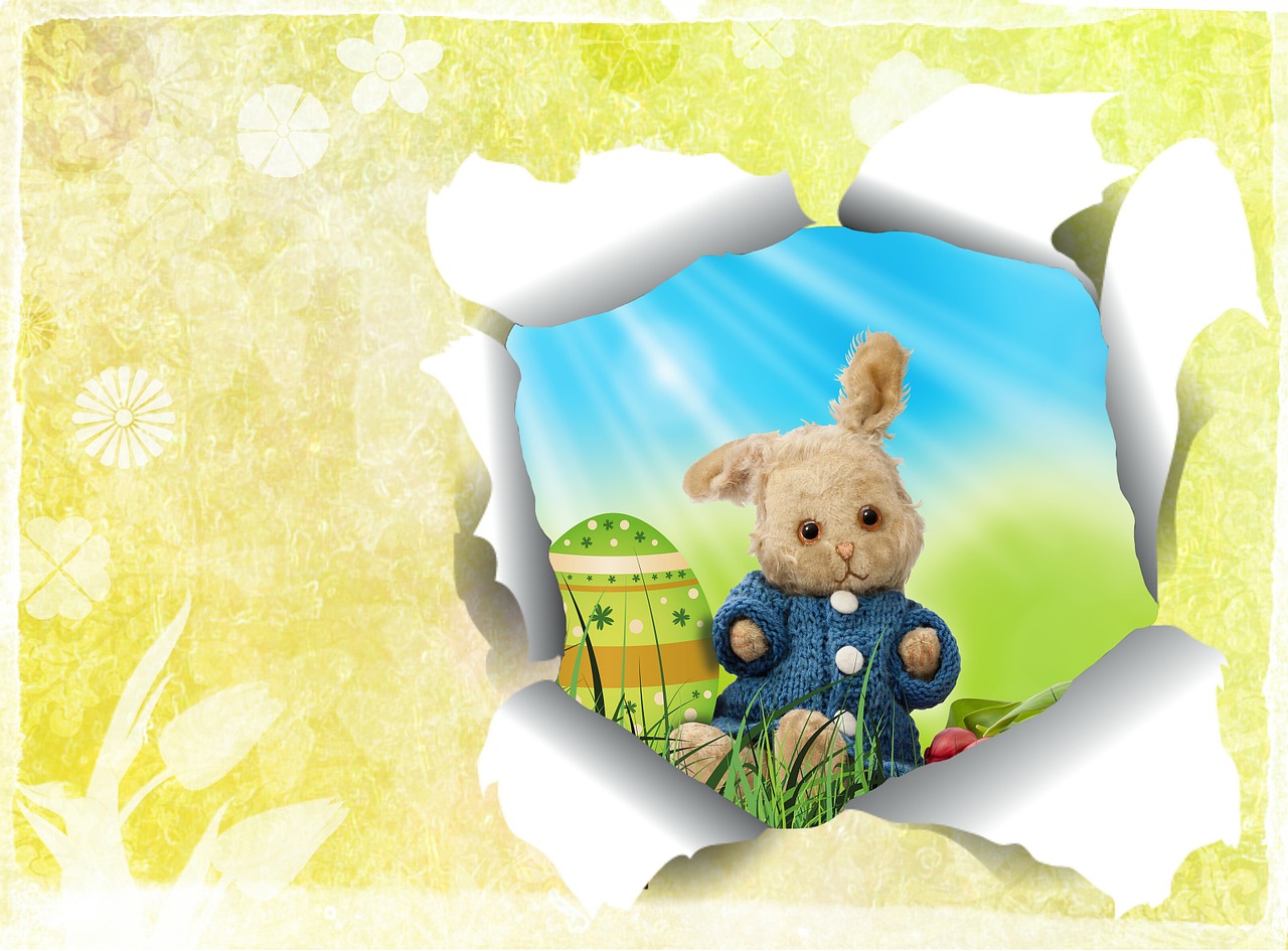 easter background hare free photo