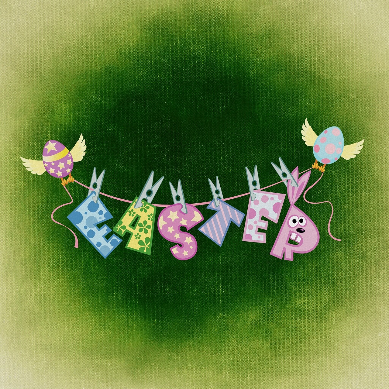 easter wishes greeting card free photo