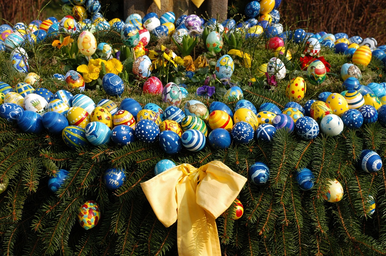 easter easter greeting easter nest free photo