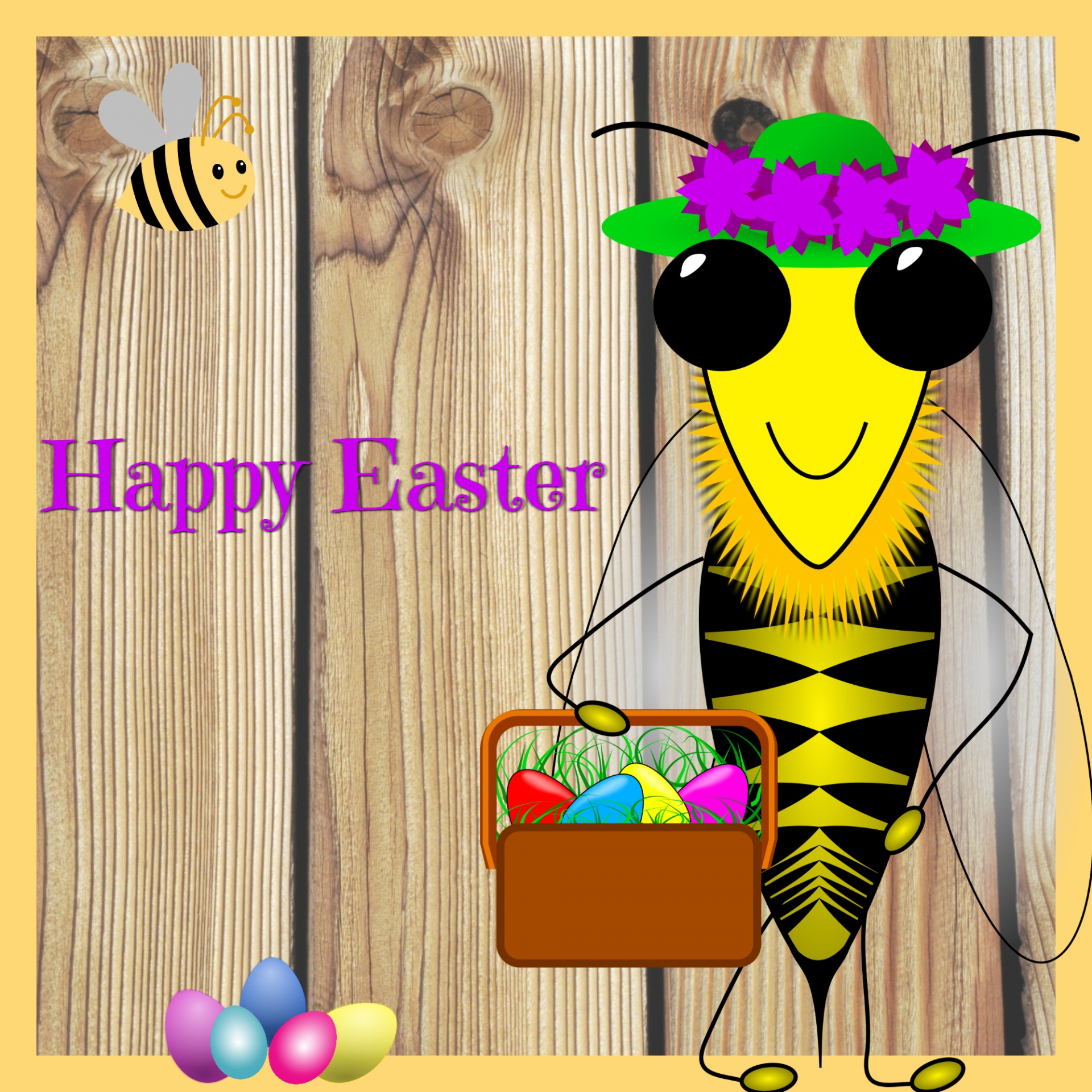 easter greeting card free photo