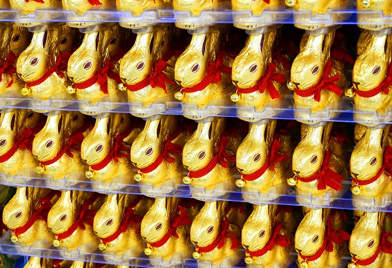 easter bunny  chocolate  easter free photo