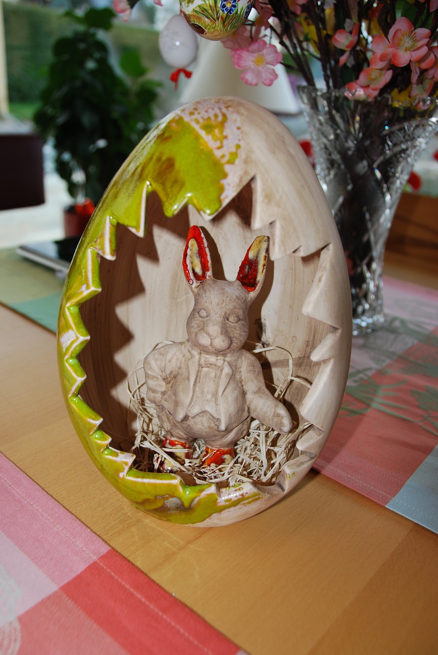 easter decoration easter egg easter bunny free photo