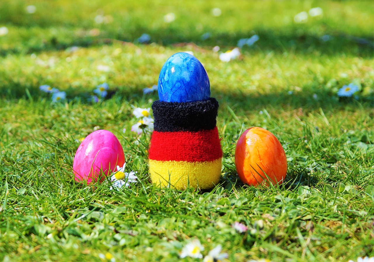 easter egg german german colors free photo