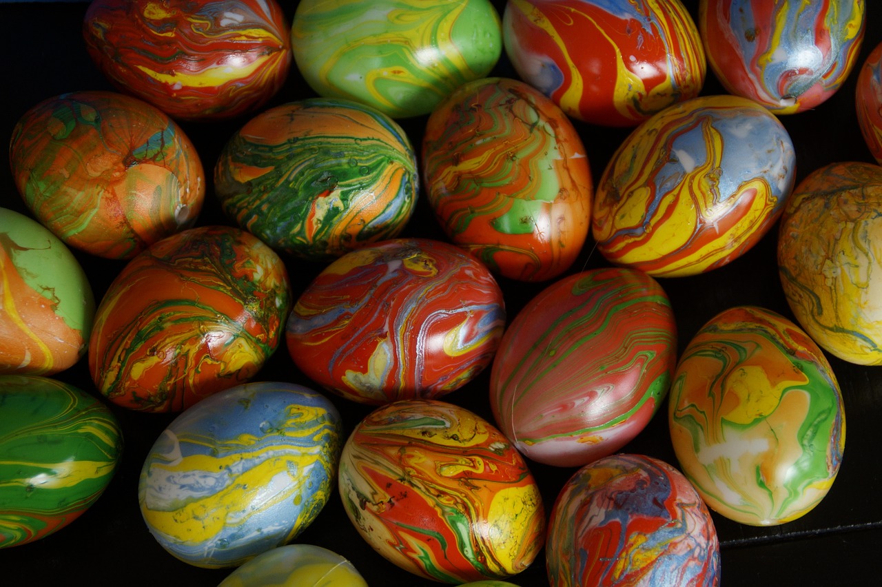 easter eggs egg colored free photo