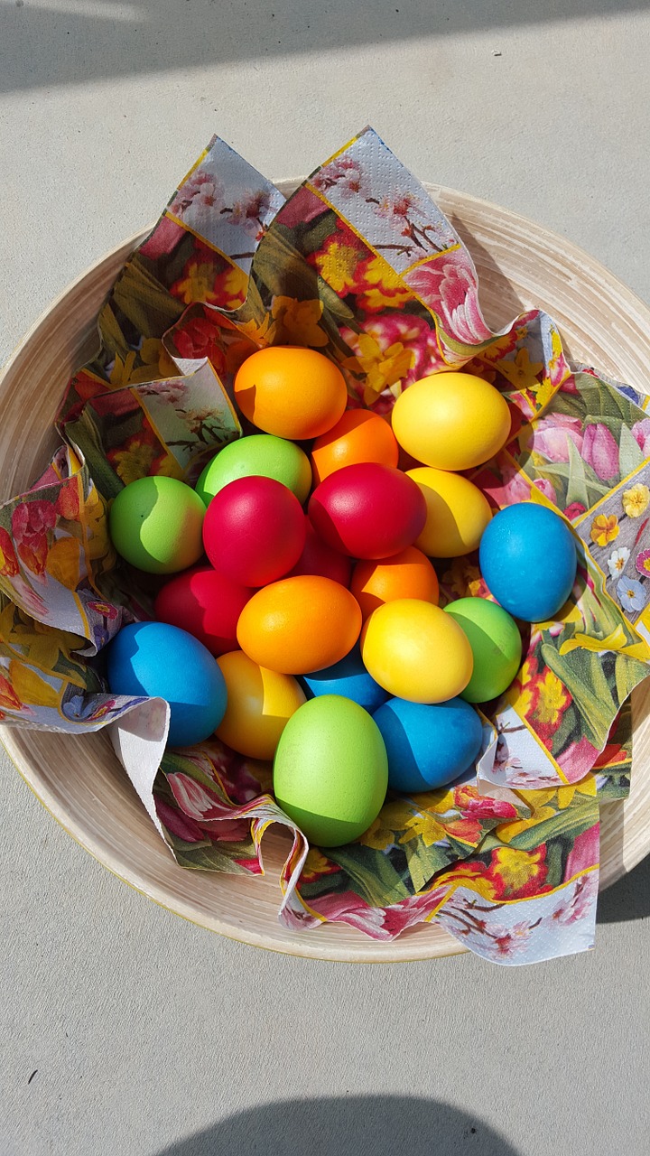 easter eggs easter colorful free photo