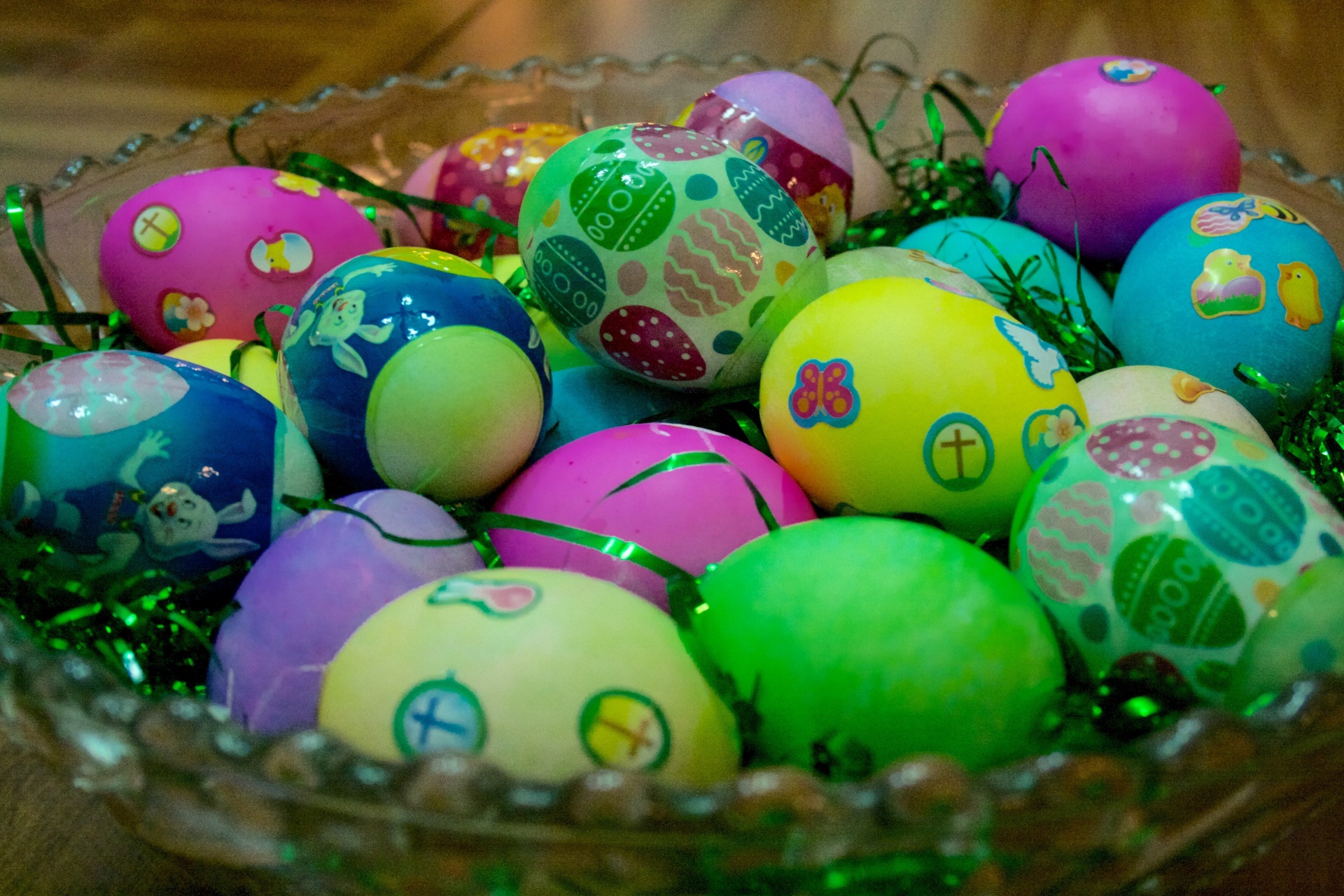 easter eggs dyed free photo