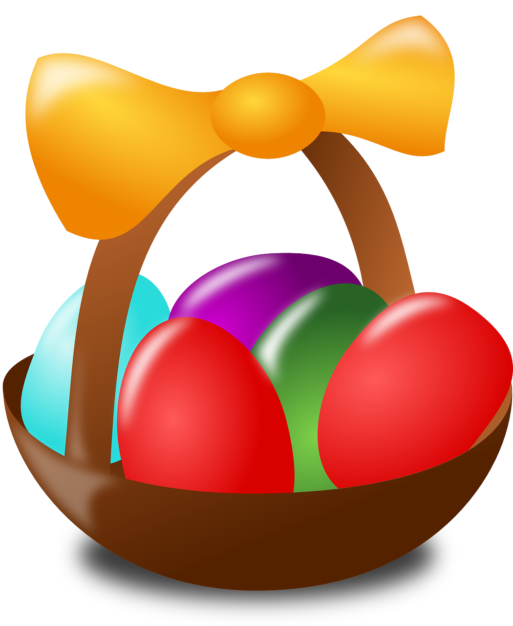 easter eggs easter basket free photo