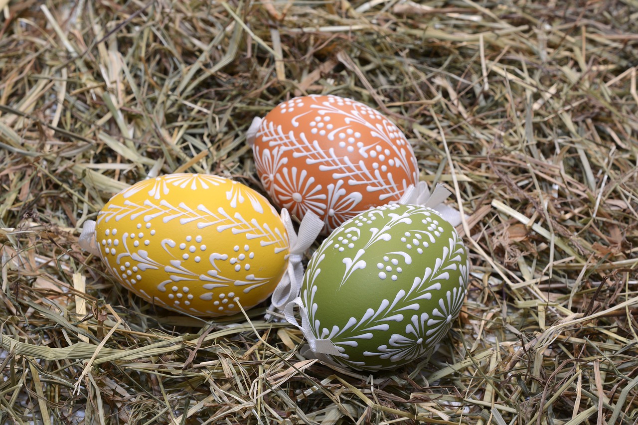 easter eggs egg painted free photo