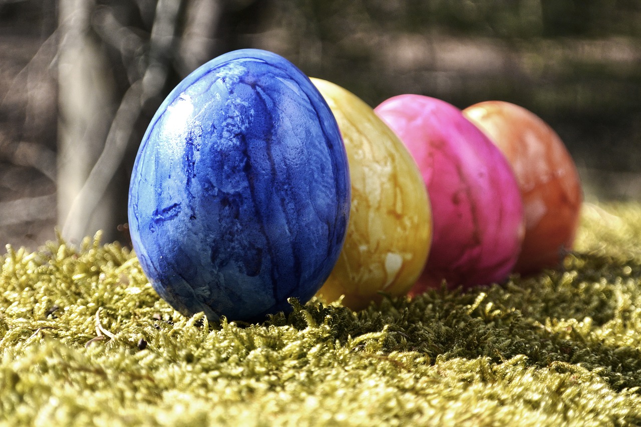easter eggs easter colorful free photo