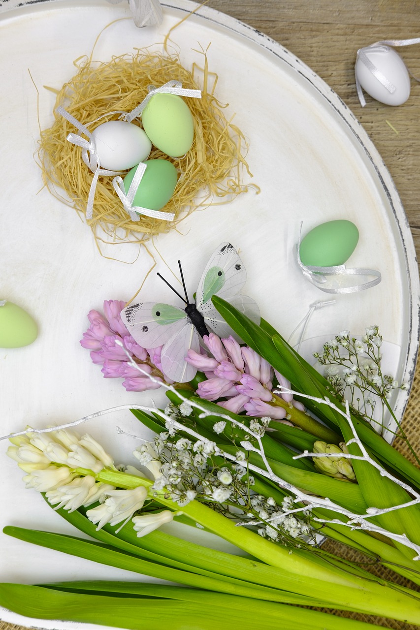 easter eggs egg nest free photo