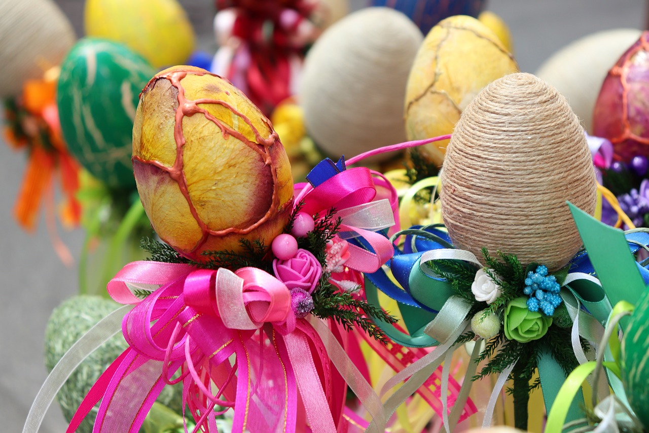 easter eggs  colorful  decoration free photo