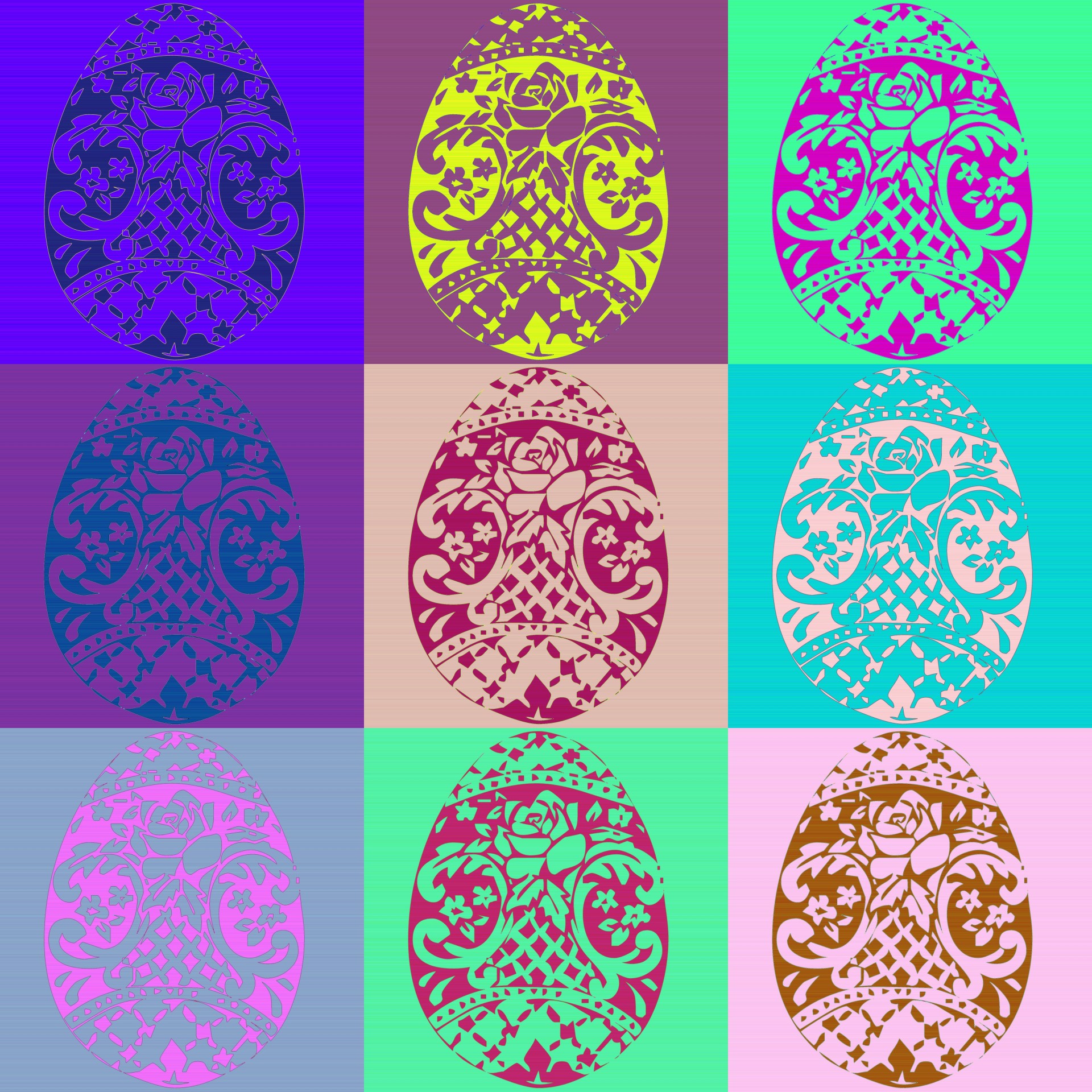 eggs easter warhol free photo