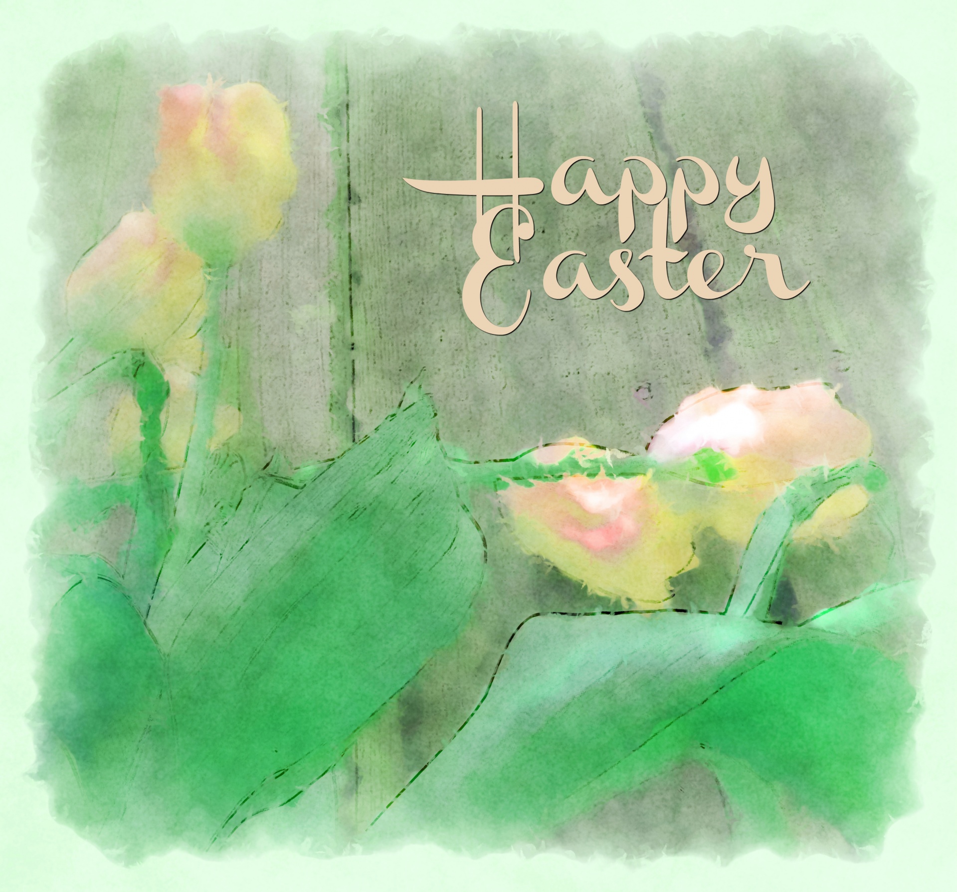 easter greeting card free photo