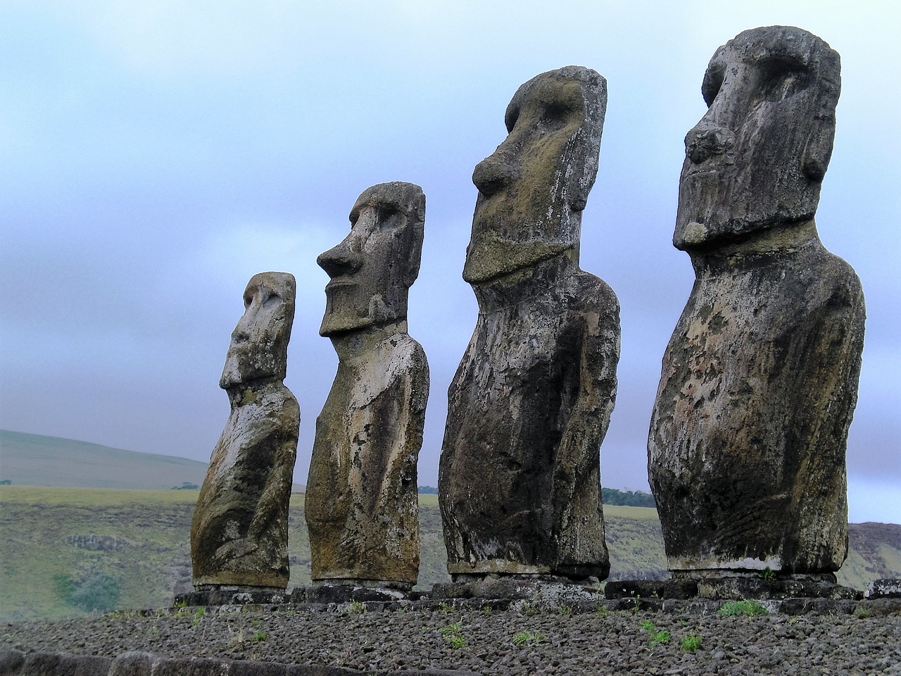 easter island chile holiday free photo
