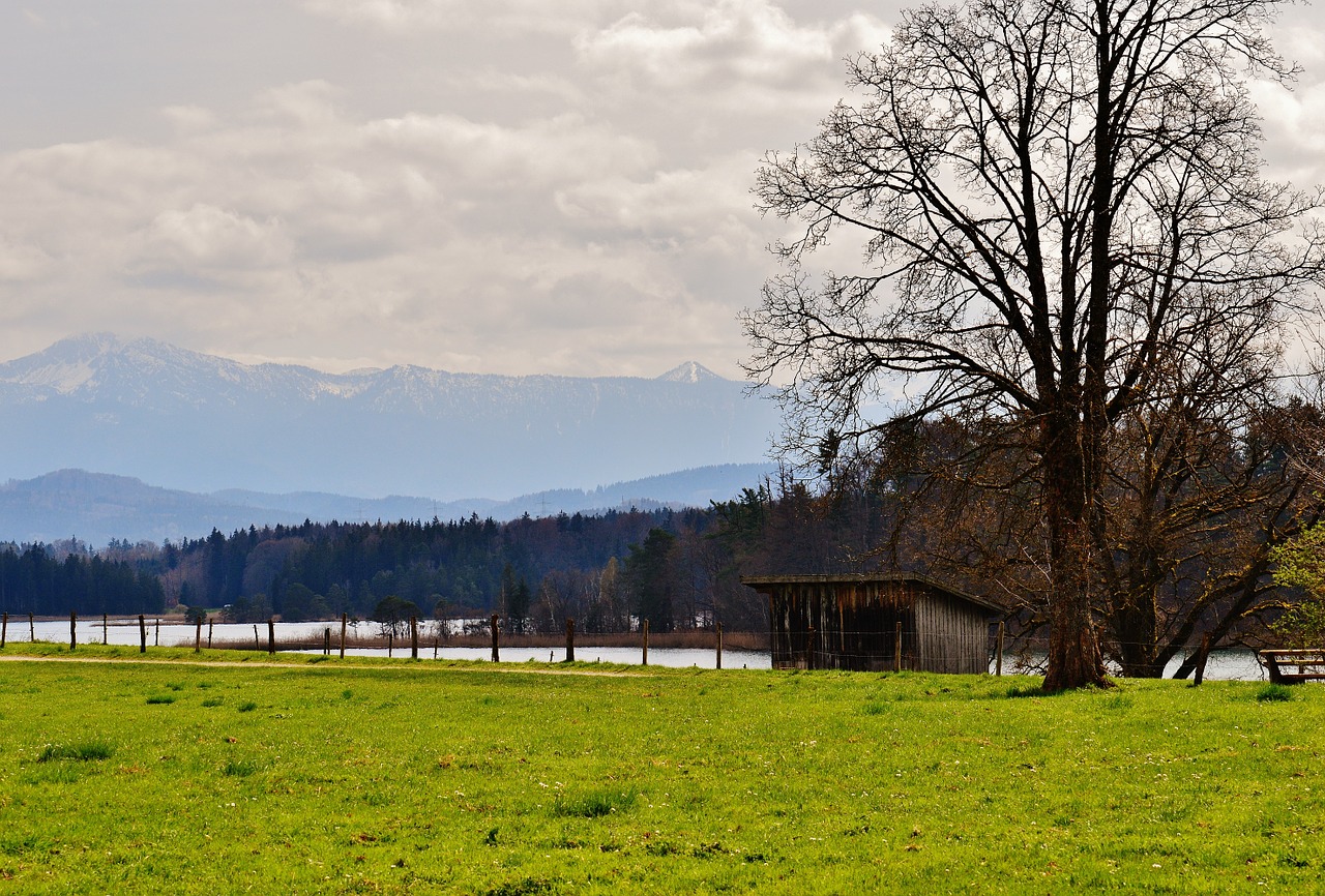 easter lake iffeldorf landscape free photo