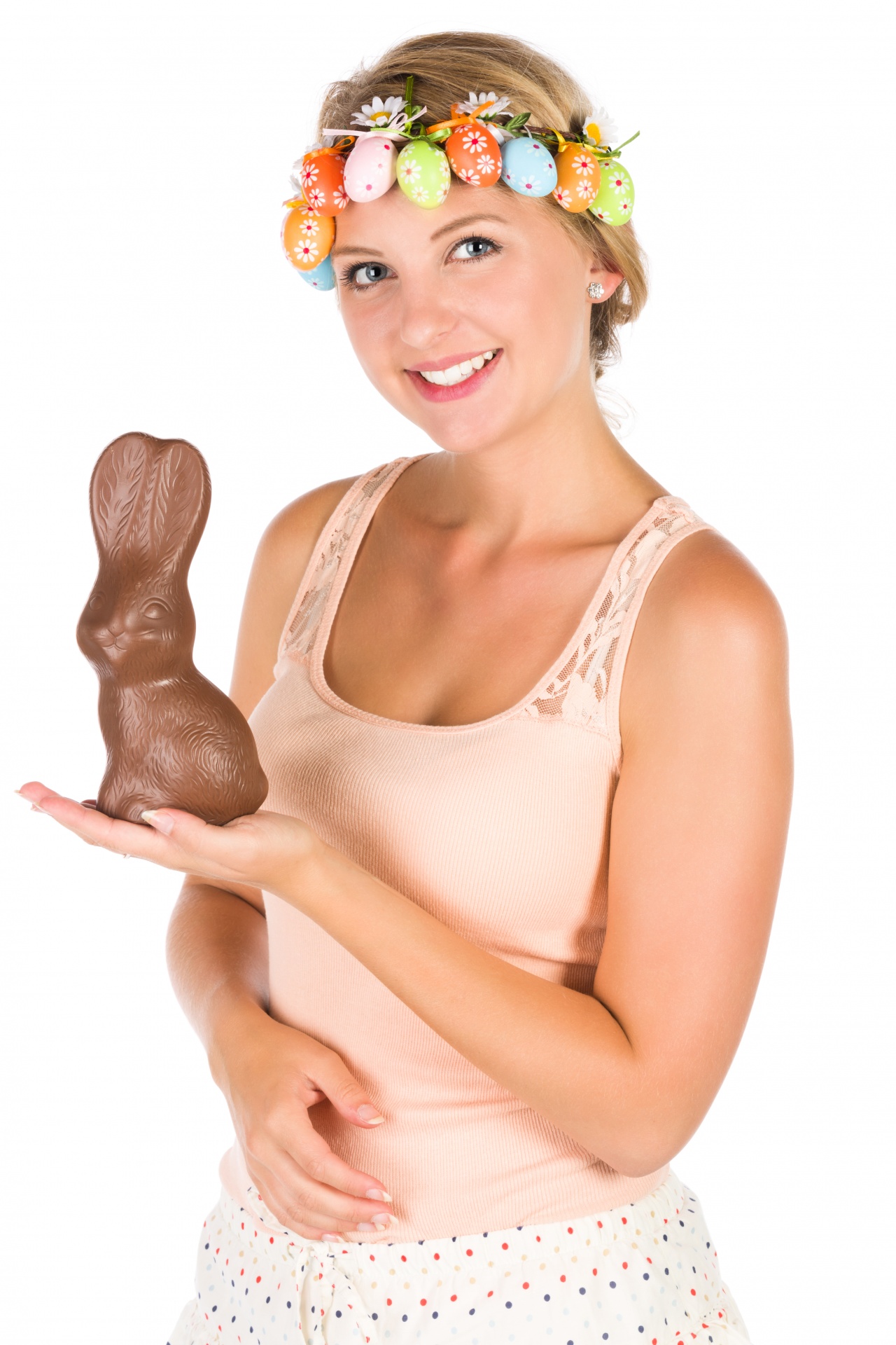 chocolate bunny easter egg free photo