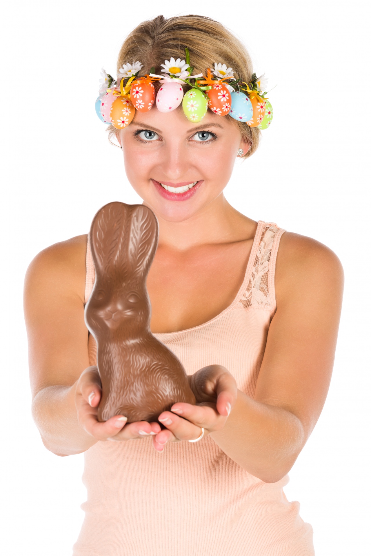 chocolate bunny easter egg free photo