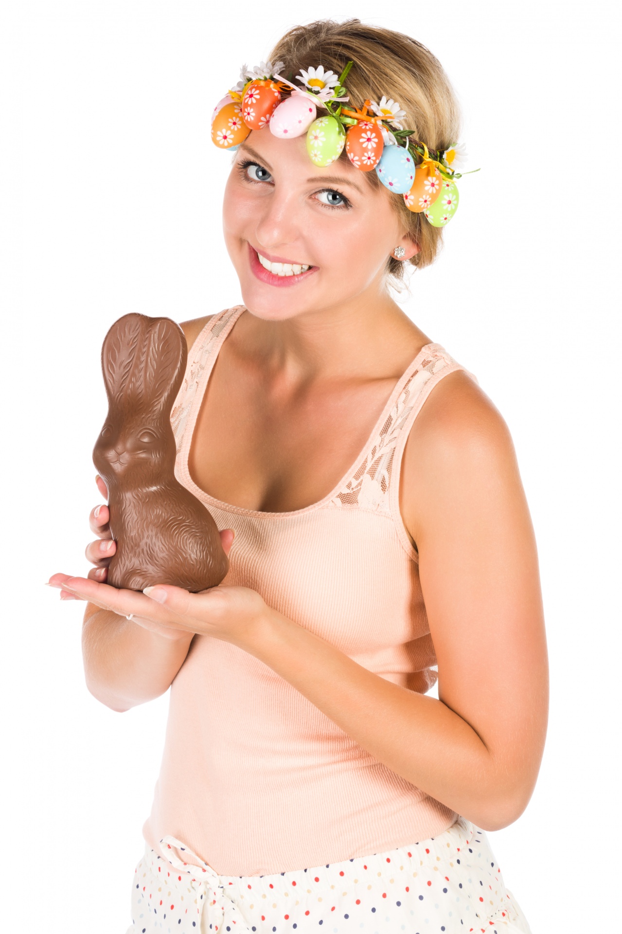 chocolate bunny easter egg free photo