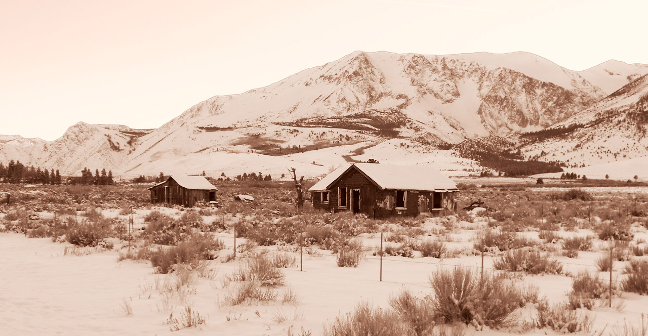 landscape winter homes free photo