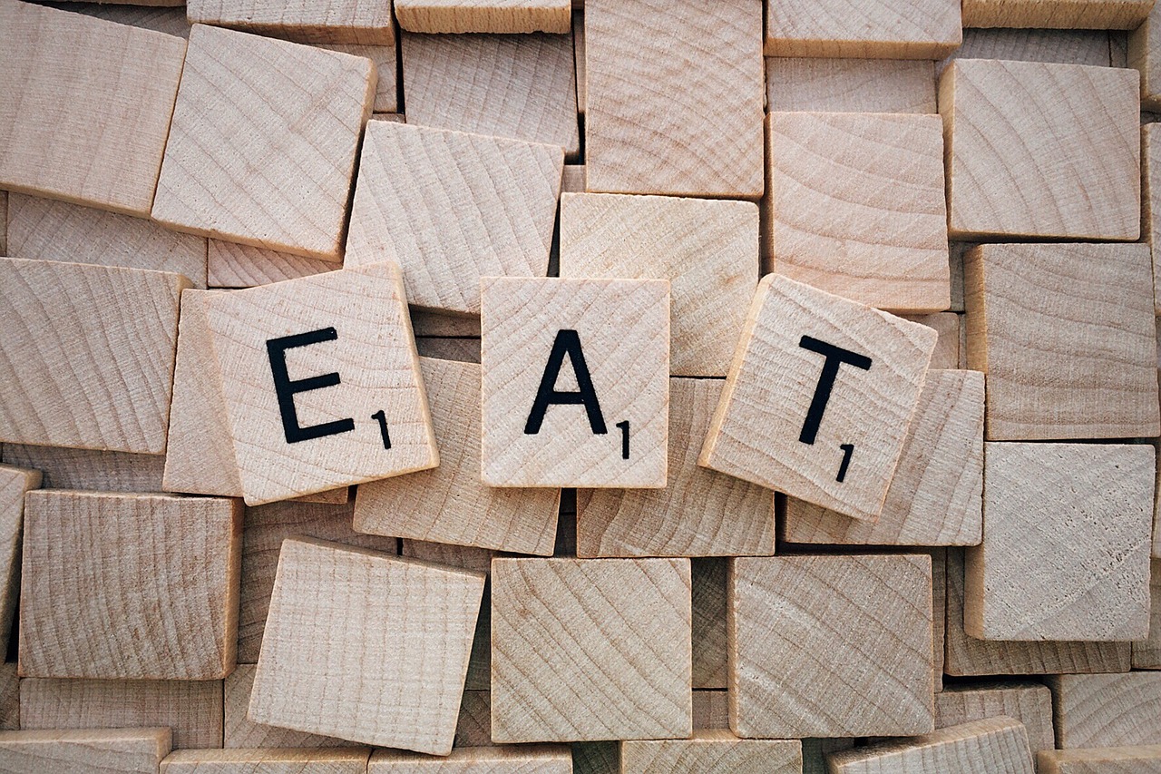 eat word scrabble free photo