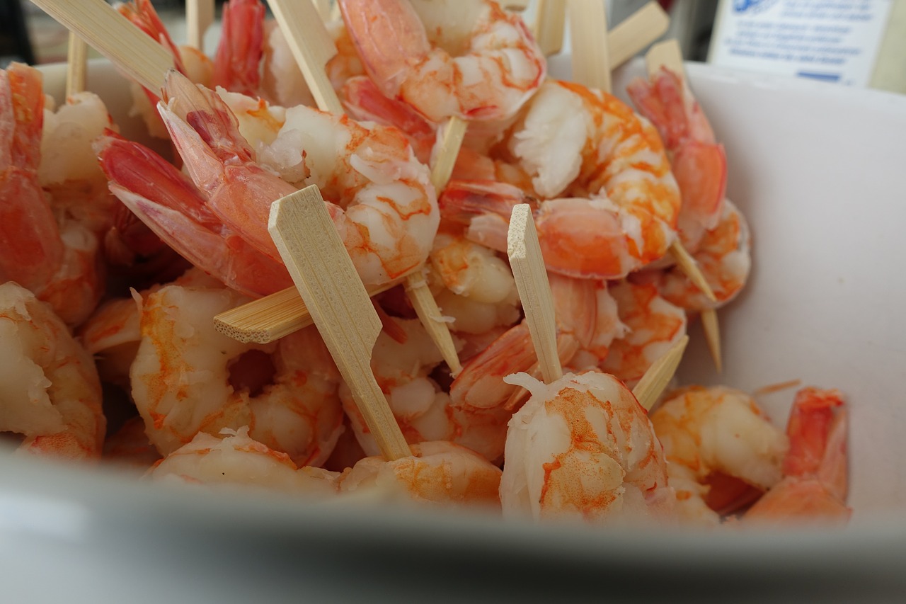 eat gourmet shrimp free photo