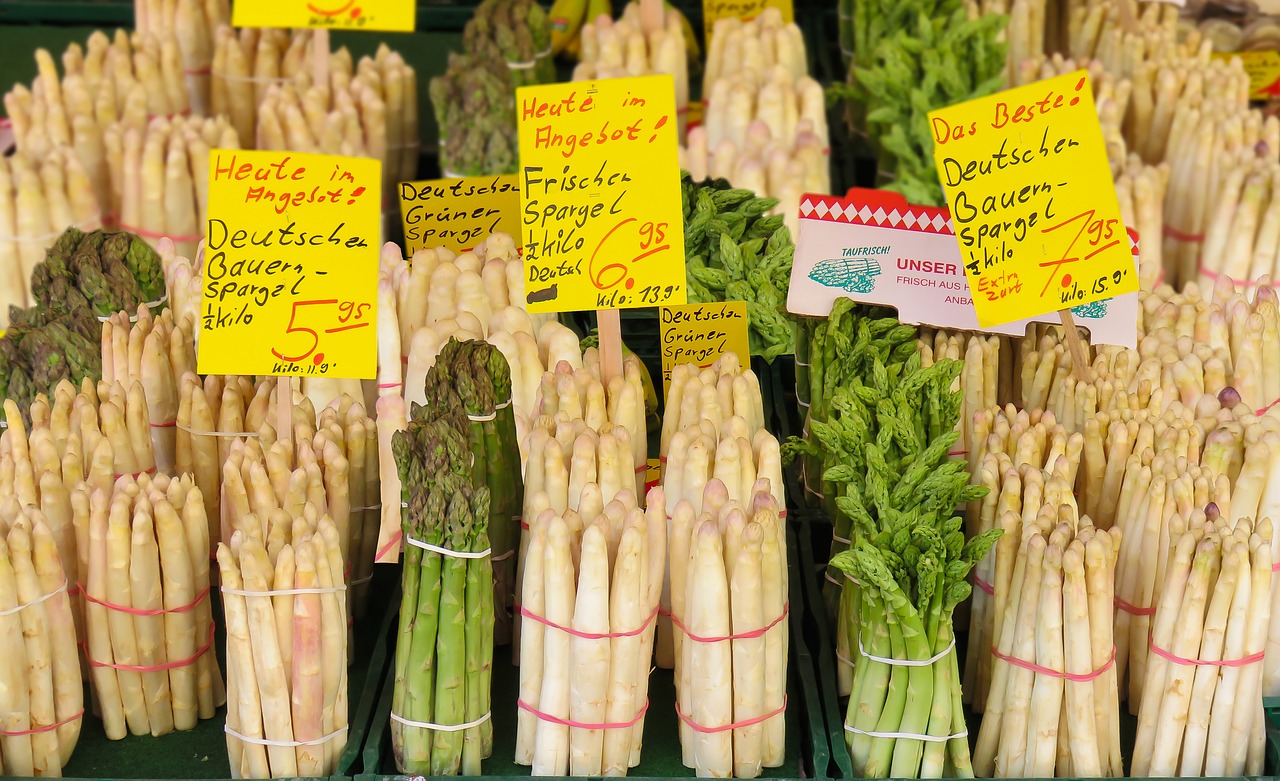 eat food asparagus free photo