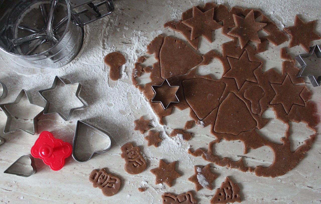 eating  cookies  gingerbreads free photo