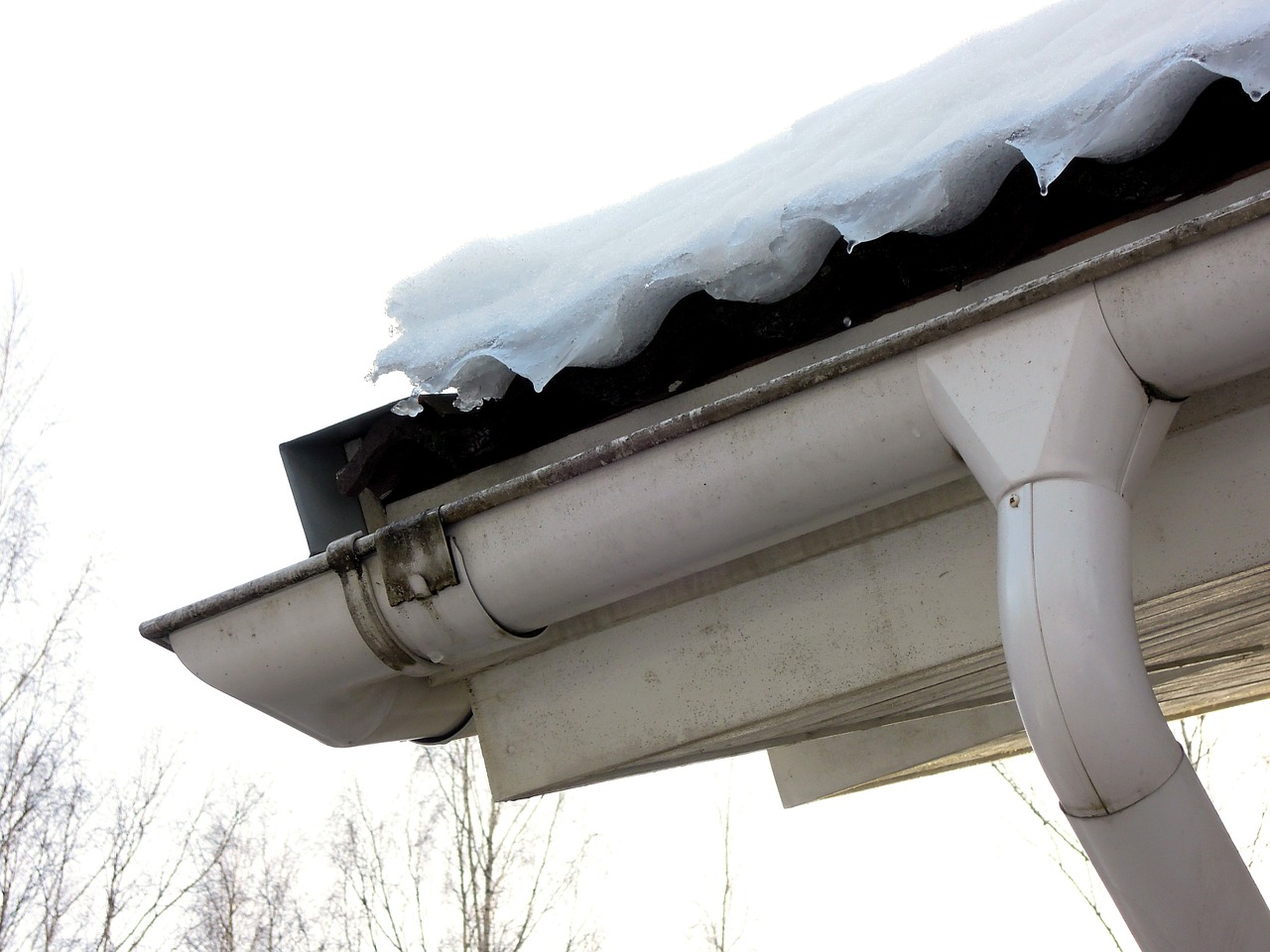 eaves snow angle free photo