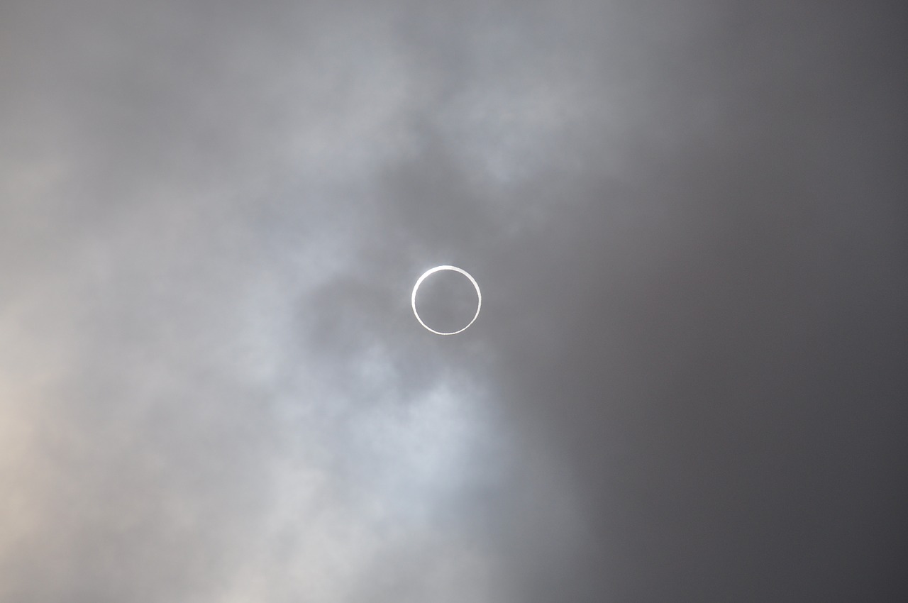 eclipse sun sky free photo