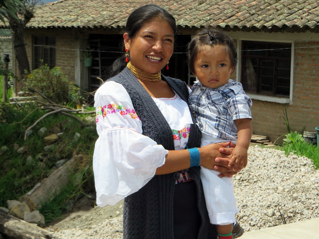 ecuador riobamba ethnic free photo