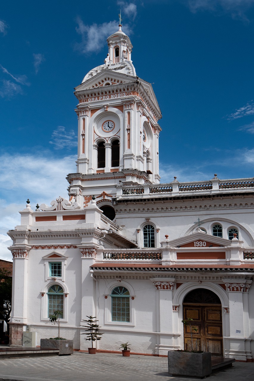 ecuador  cuenca  church free photo