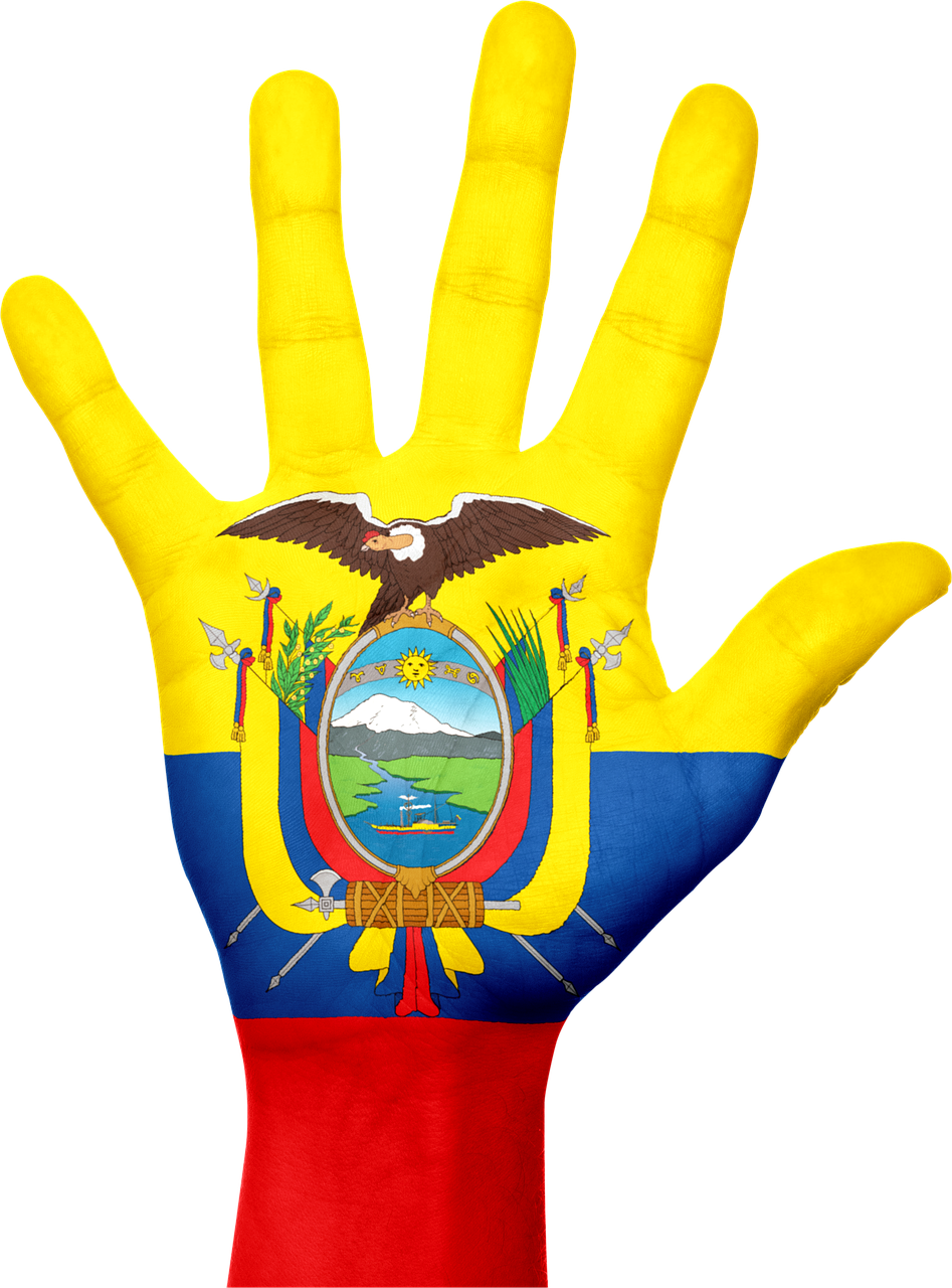 Ecuador,flag,hand,national,fingers - free image from needpix.com