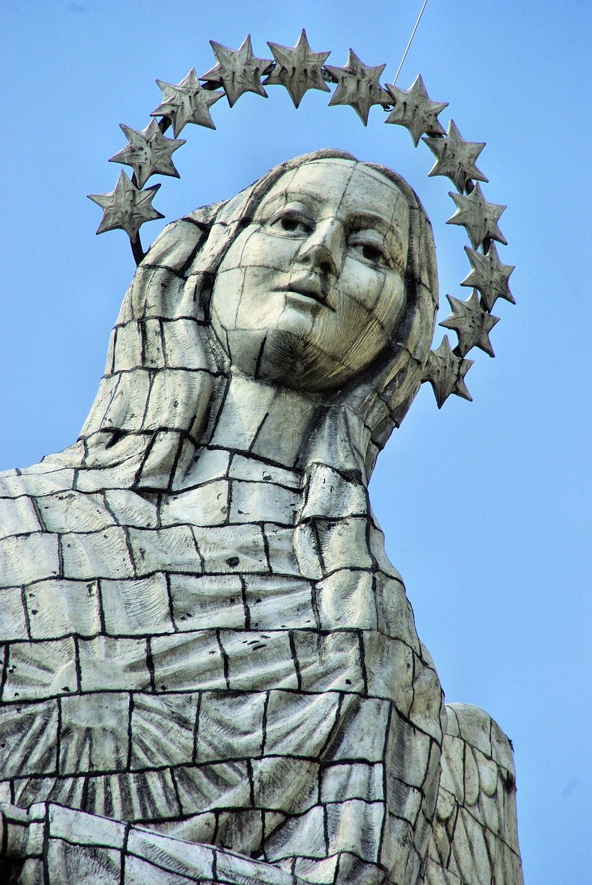 ecuador quito winged virgin free photo