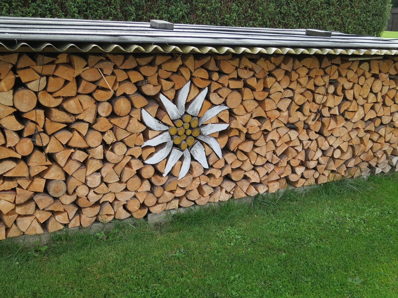 edelweiss wood firewood free photo