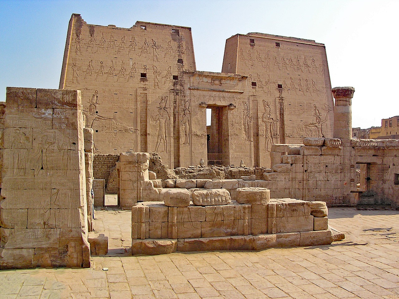 edfu egypt temple free photo