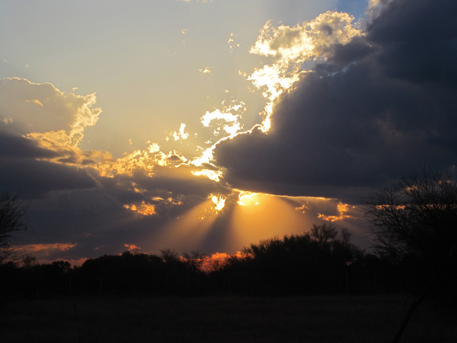 sky clouds sunset free photo