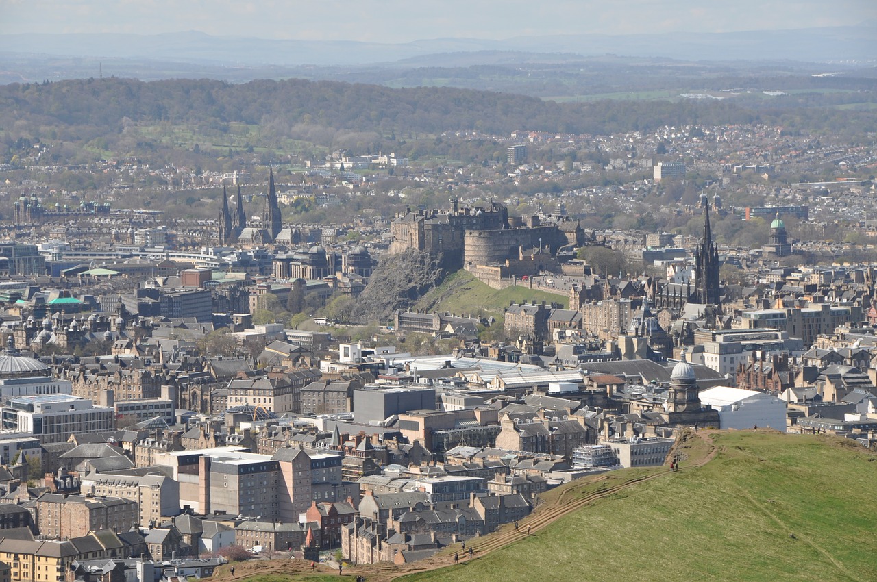 edinburgh  scotland  hills free photo