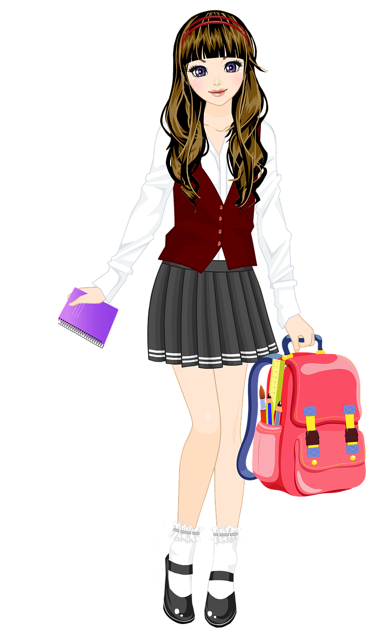 education schoolgirl uniform free photo