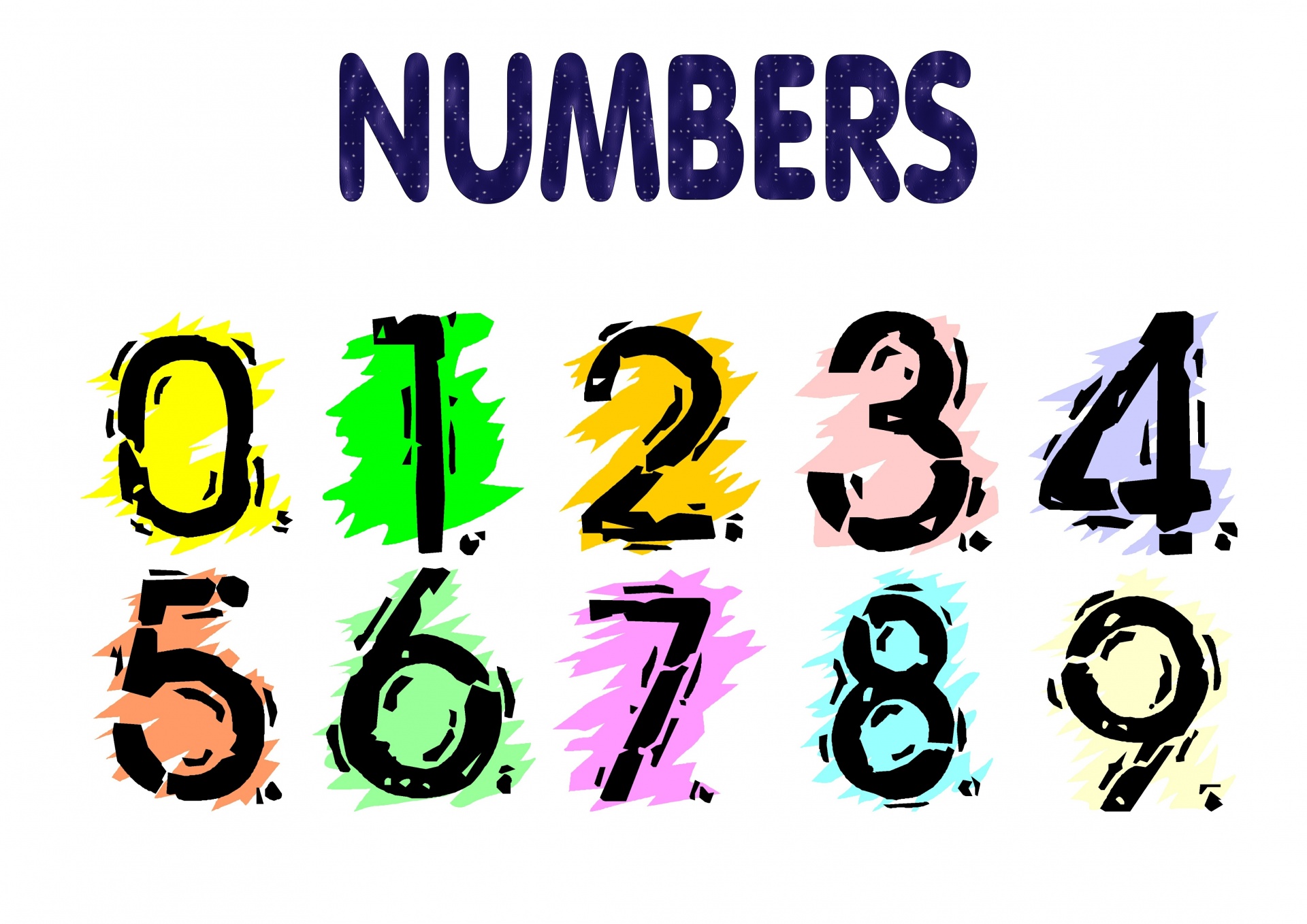 educational numbers numerical free photo