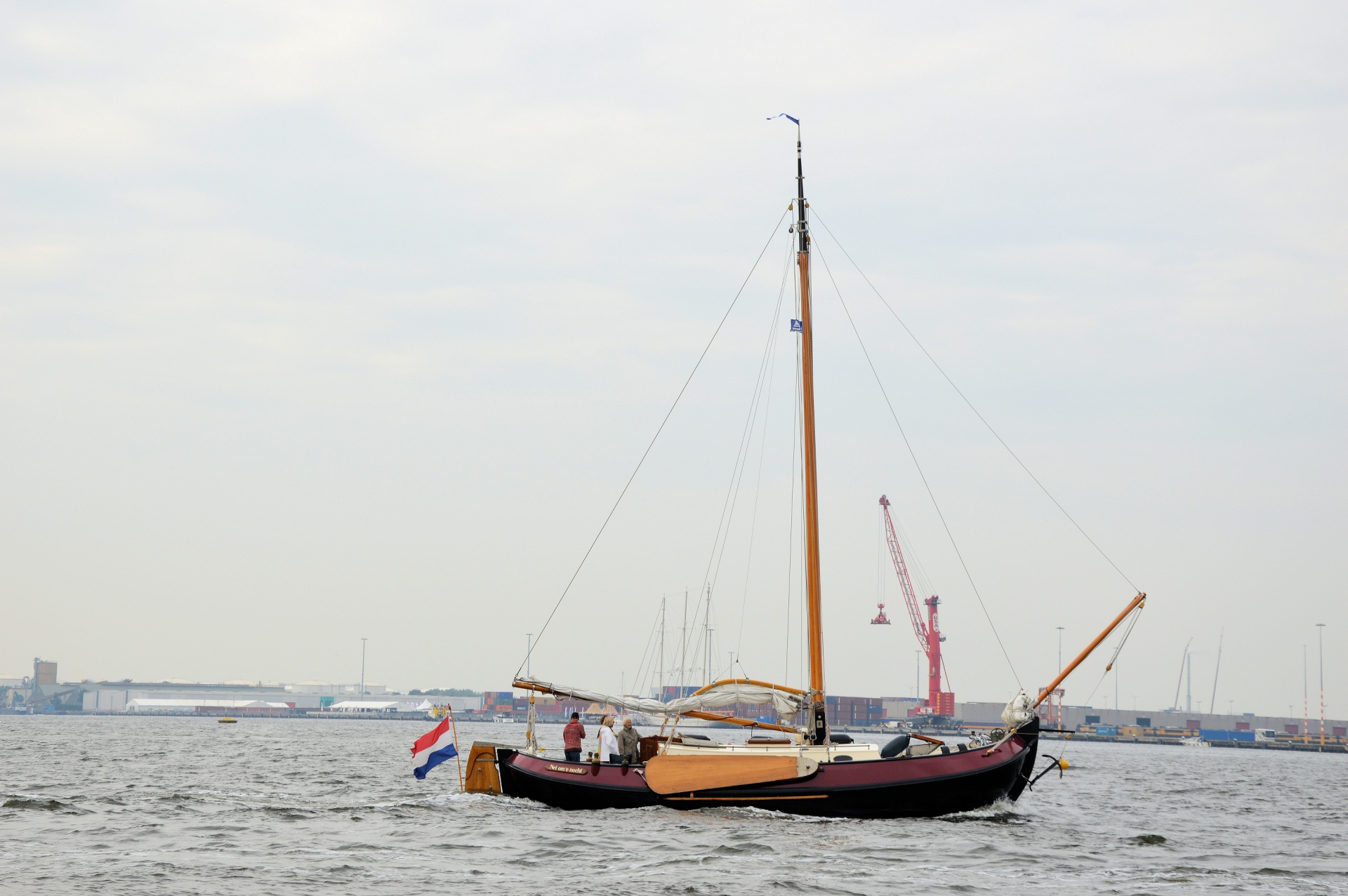 sailboat authentic flatboat free photo