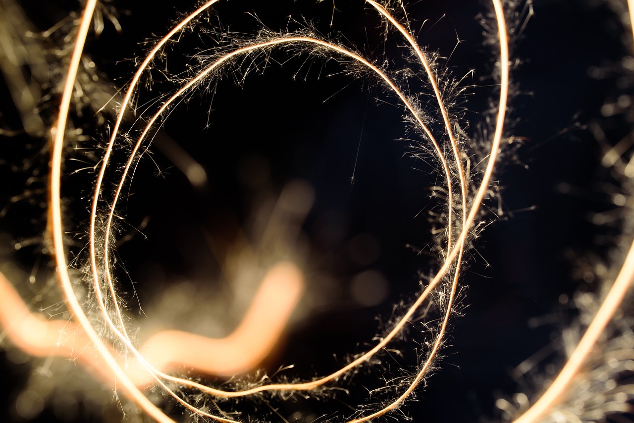 effect sparkler light free photo