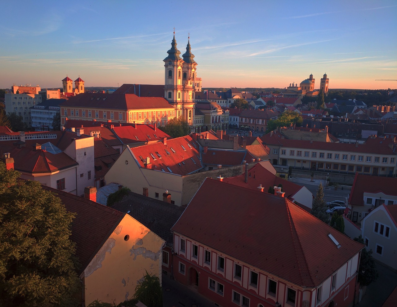 eger cityscape hungary free photo