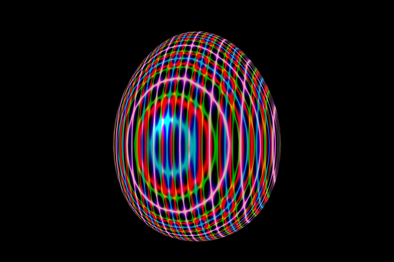 egg easter egg psychedelic free photo