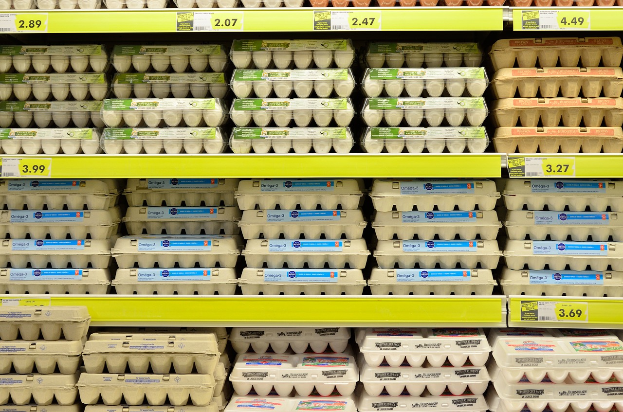 egg supermarket fresh free photo