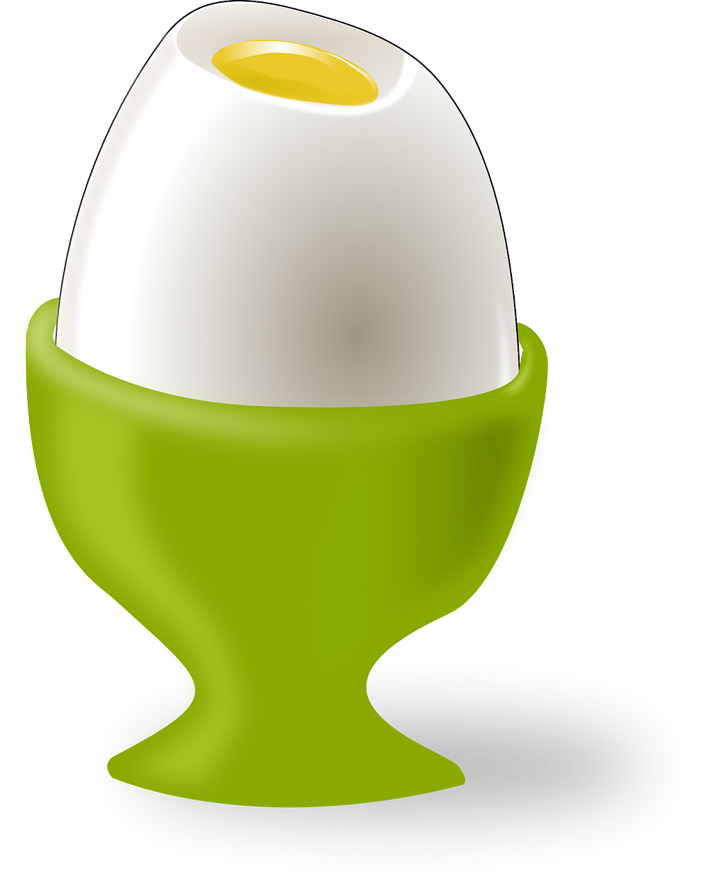 egg eggcup green free photo
