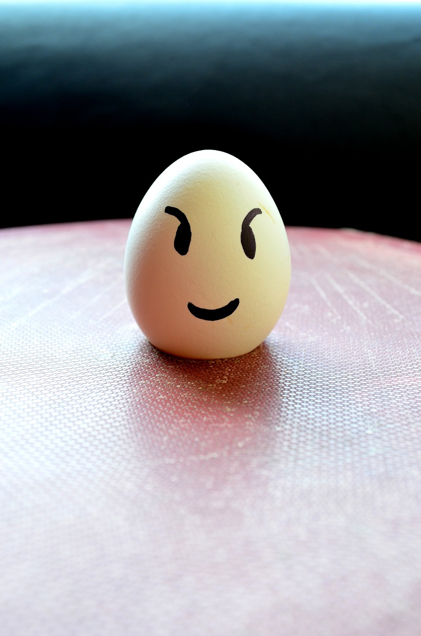 egg evil smiley free photo